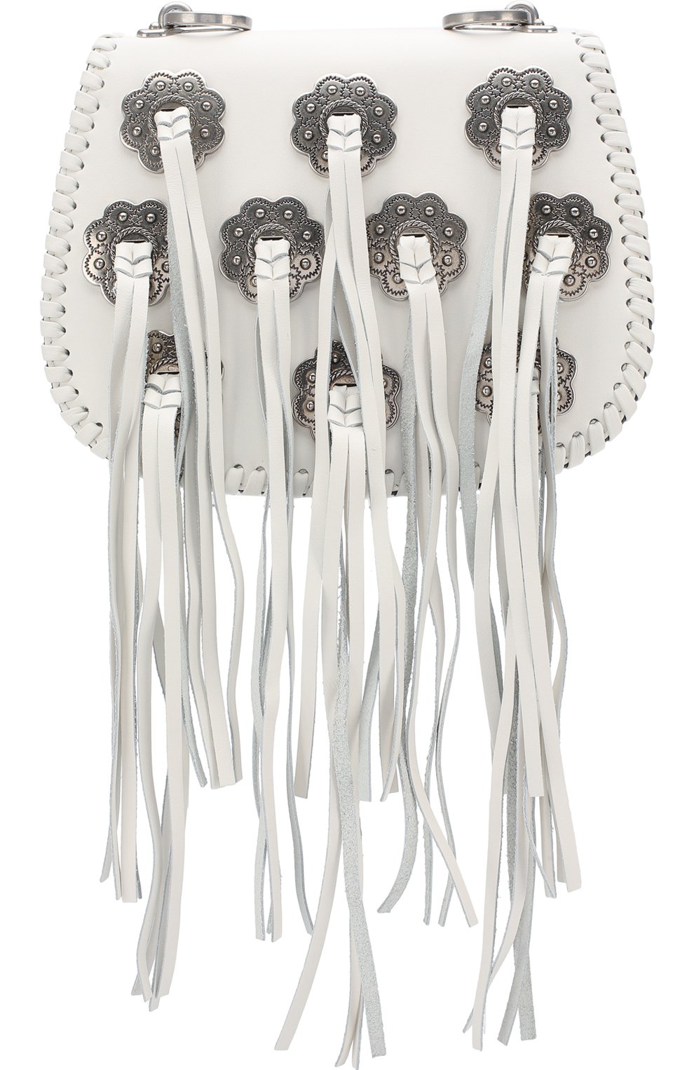 Сумка из кожи с бахромой PRADA, арт. 1BD116-2EIG-F0009-CIB, фото 1