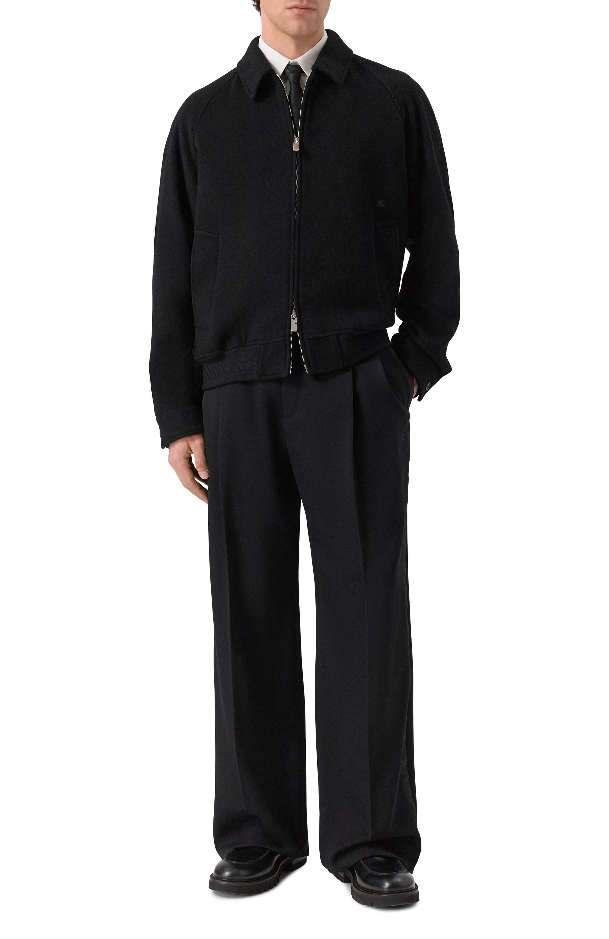 Шерстяные брюки SAINT LAURENT, арт. 805914/Y7E63, фото 2