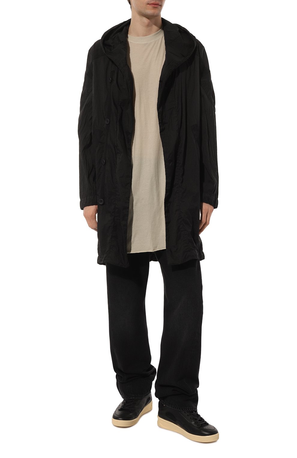 Хлопковая футболка RICK OWENS, арт. RR01C4283, фото 2