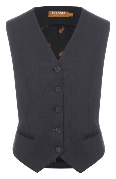 Женский шерстяной жилет ХОХЛОМА Х АЛЕНА АХМАДУЛЛИНА, арт. WTV2111