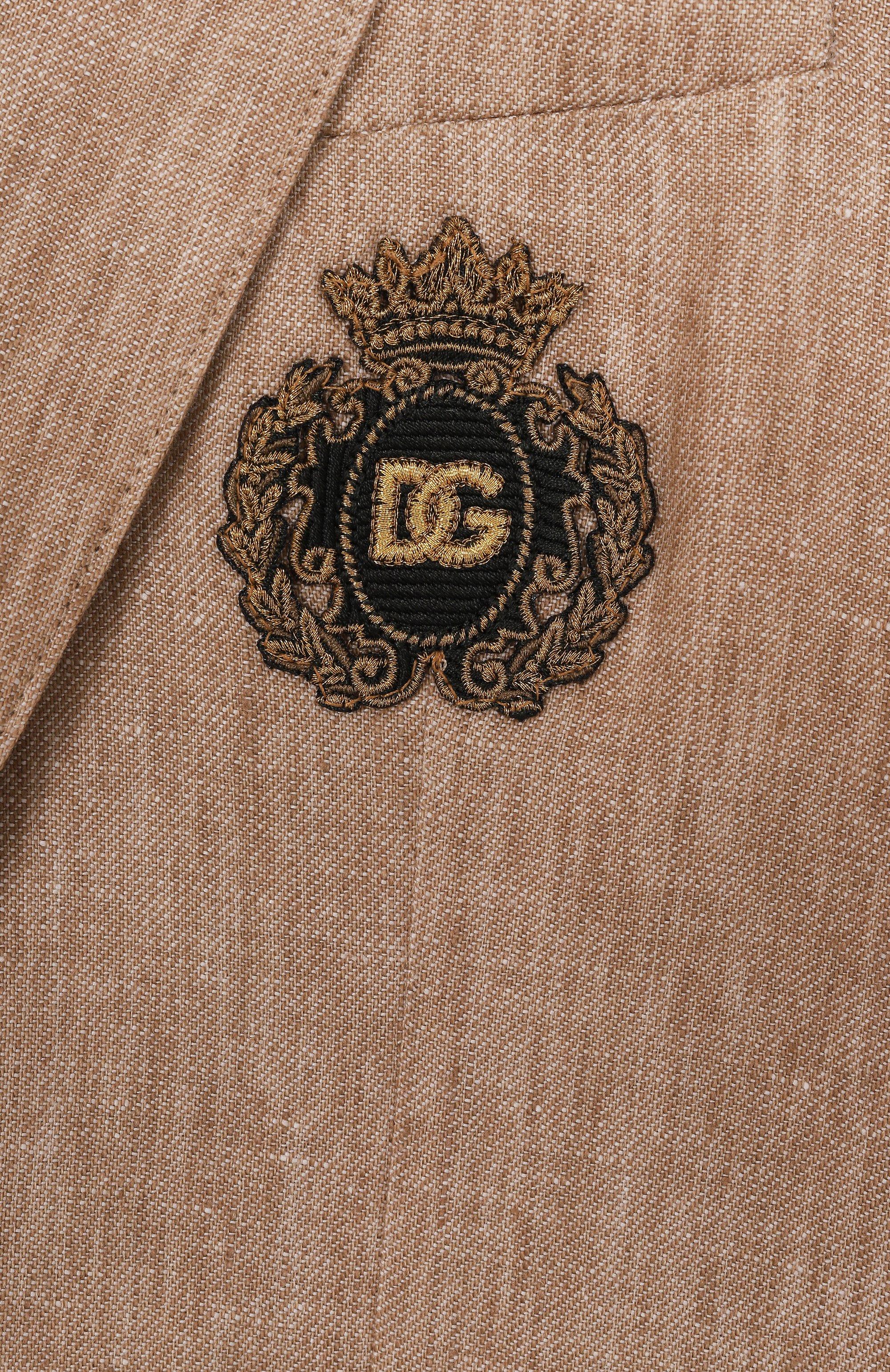 Льняной пиджак DOLCE & GABBANA, арт. L41E97/FU4L0/1/2, фото 3