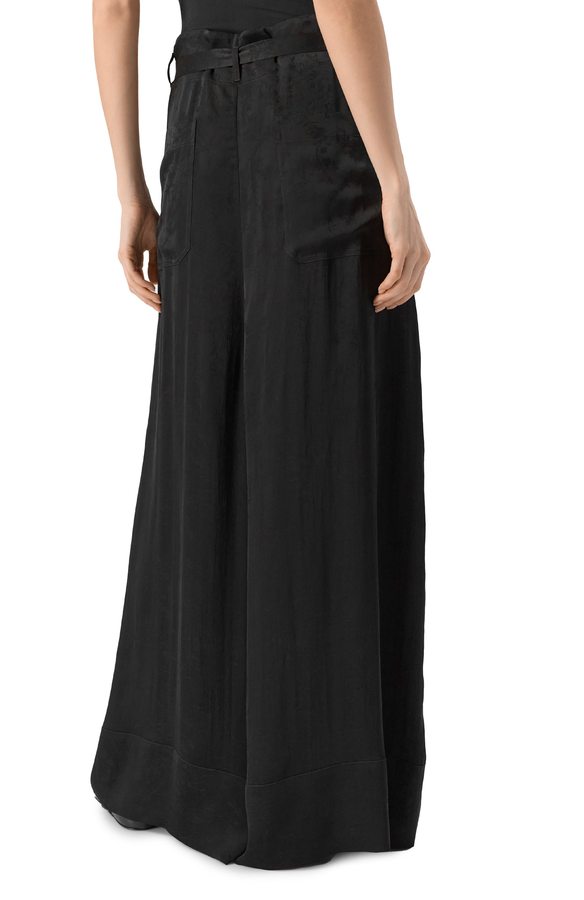 Брюки из вискозы и шелка ANN DEMEULEMEESTER, арт. B0012744/FA611, фото 4