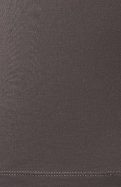 Мужская хлопковая футболка BRUNELLO CUCINELLI темно-серого цвета, арт. M0B131308 | Фото 6 (Материал сплава: Проставлено; Длина (для топов): Стандартные; Драгоценные камни: Проставлено; Материал внешний: Хлопок; Рукава: Короткие; Принт: Без принта; Стили: Кэжуэл; Мужское Кросс-КТ: Футболка-одежда; Кросс-КТ: Джерси)