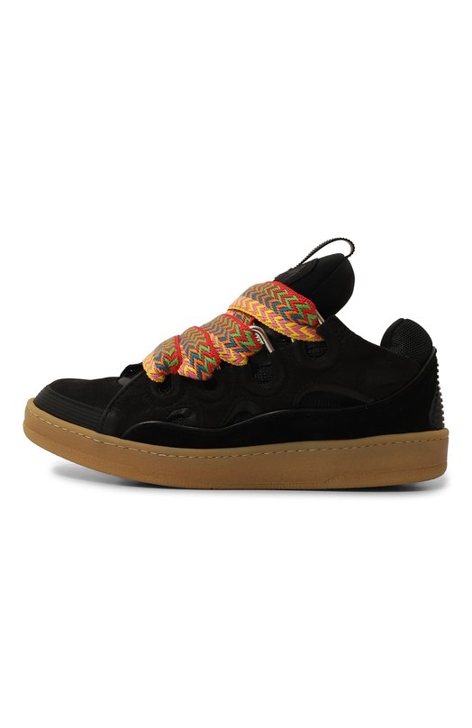 Комбинированные кеды Curb Lanvin FM-SKRK11-DRA2-A20 Чёрный  FM-SKRK11-DRA2-A20 Фото 4