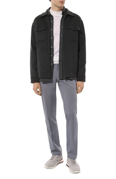 Замшевые кроссовки BRUNELLO CUCINELLI, арт. MZUFVB2316, фото 2