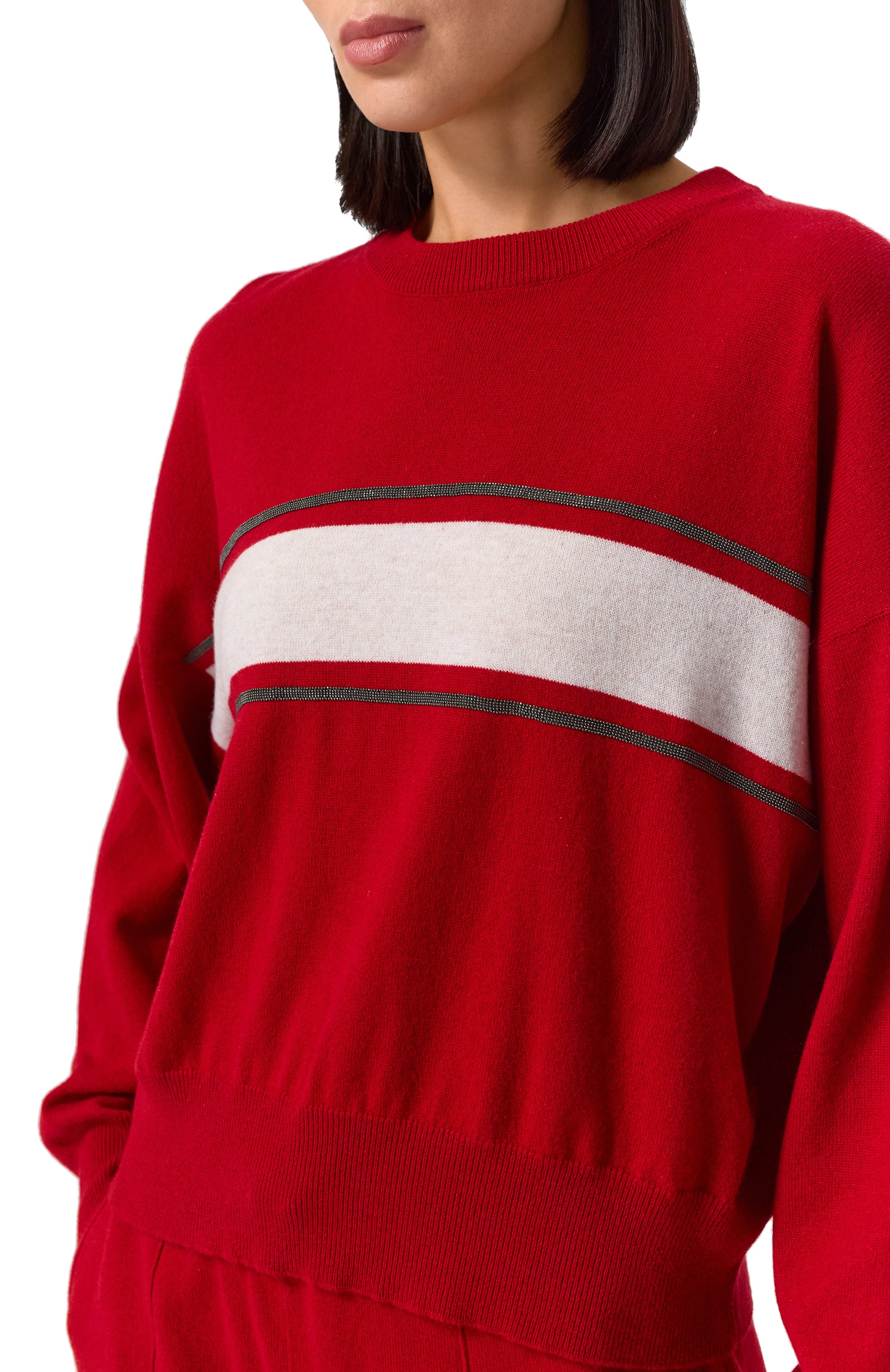 Пуловер из шерсти и кашемира BRUNELLO CUCINELLI, арт. M16194600, фото 5