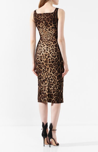 Шелковое платье DOLCE & GABBANA, арт. F6F4ZT/FSADD, фото 4