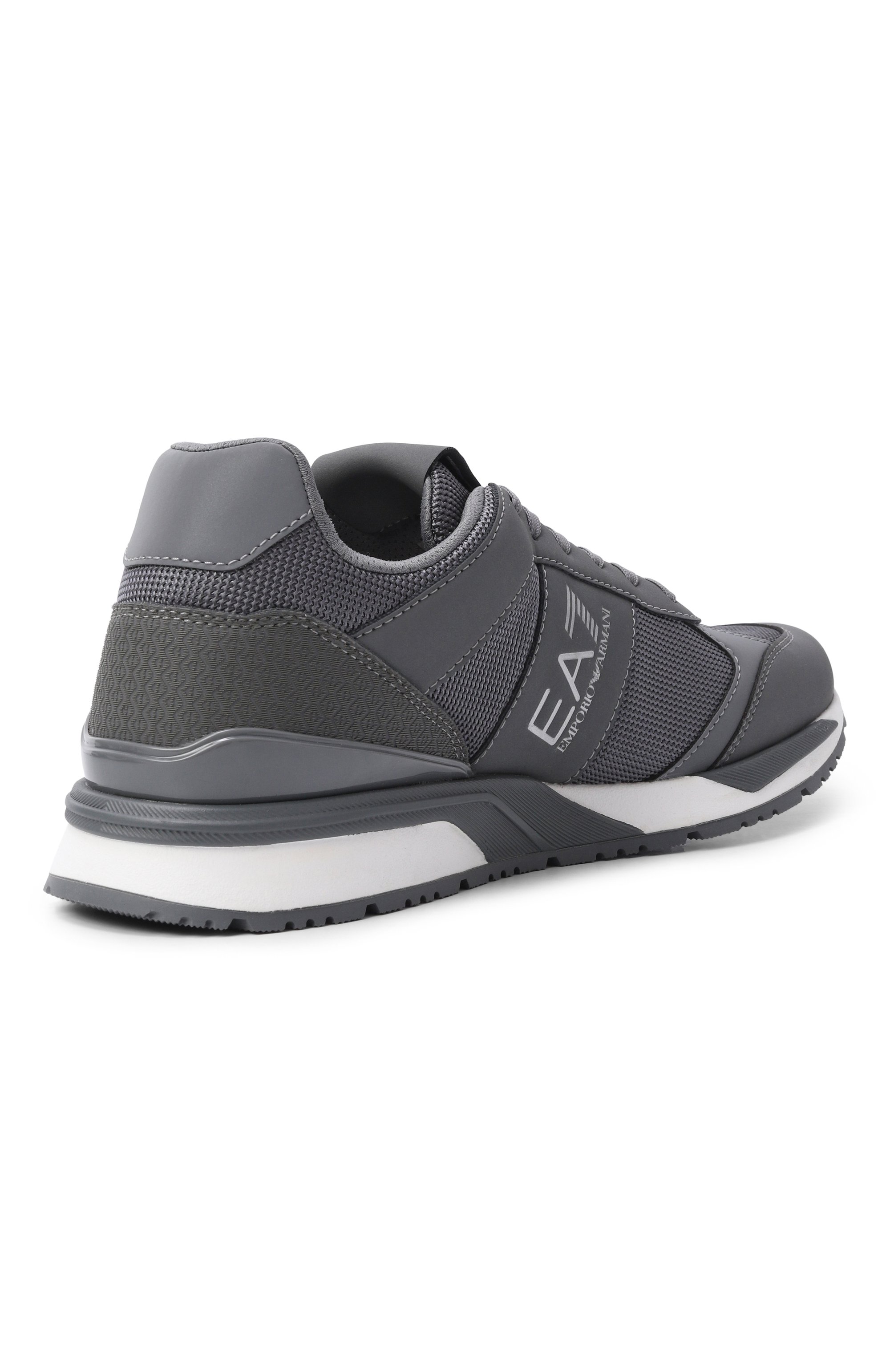 Текстильные кроссовки EA7 серого цвета по цене 22600 руб., арт. 7X000656/AF13550, фото 4 Текстильные кроссовки EA7, арт. 7X000656/AF13550, фото 4