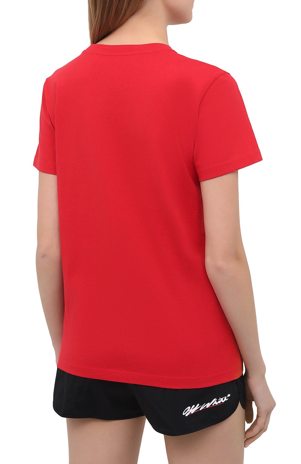 Хлопковая футболка OFF-WHITE, арт. 0WAA049R21JER004, фото 4