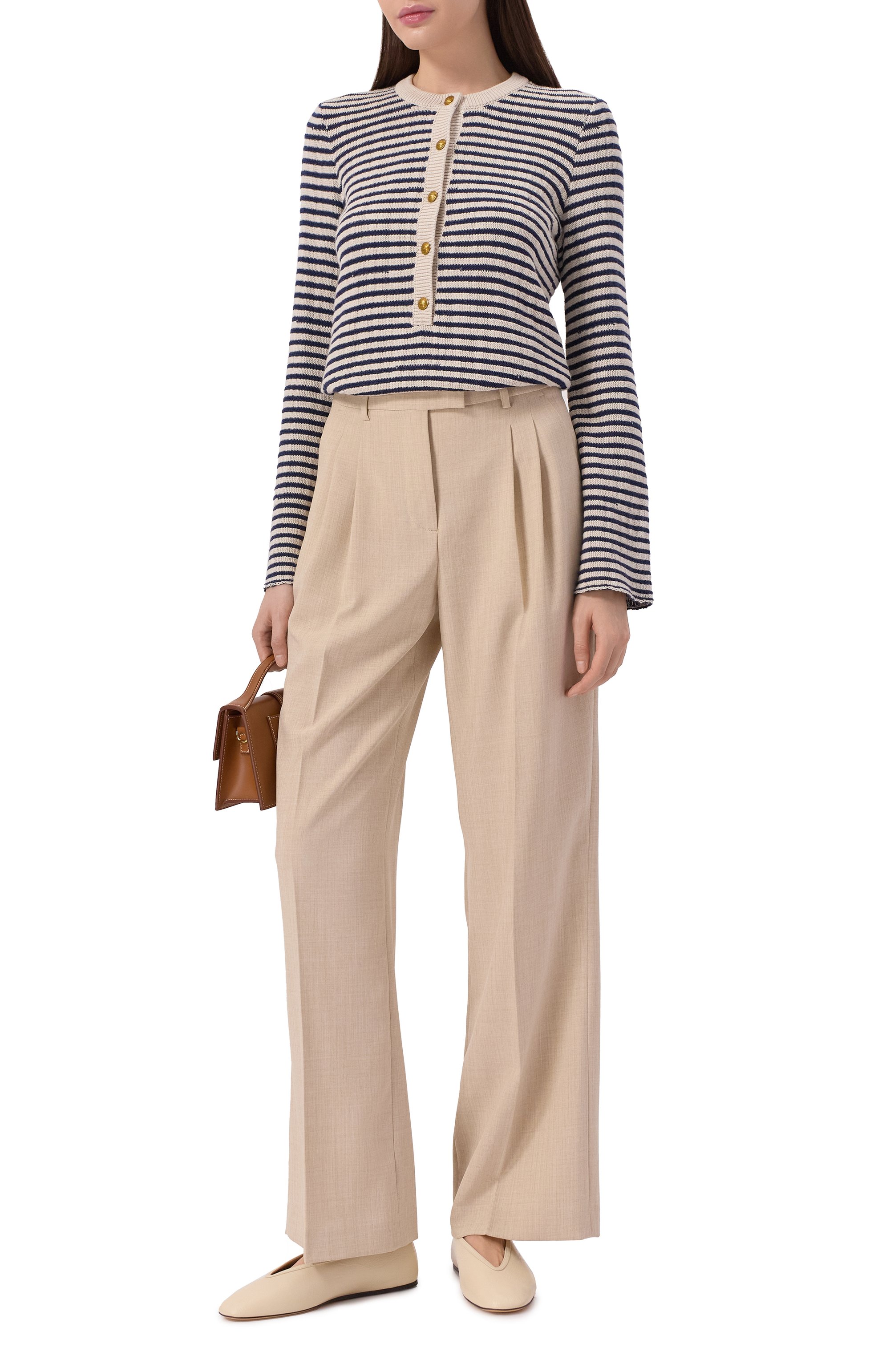 Пуловер из хлопка и вискозы ZADIG AND VOLTAIRE синего цвета по цене 37800 руб., арт. KWSW02706, фото 2 Пуловер из хлопка и вискозы ZADIG AND VOLTAIRE, арт. KWSW02706, фото 2