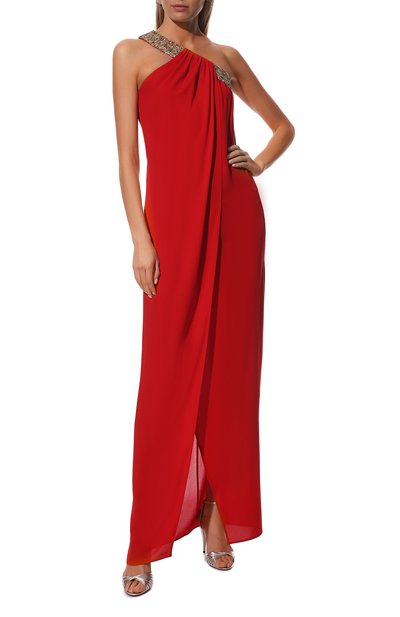 Шелковое платье VALENTINO, арт. XB0VDD751MH, фото 2