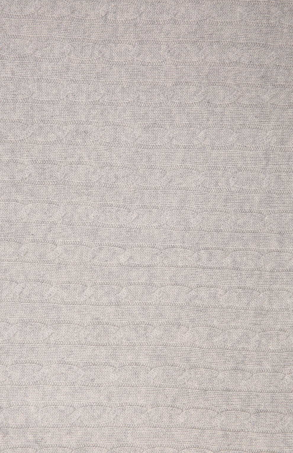 Кашемировый плед cable RALPH LAUREN светло-серого цвета по цене 54300 руб., арт. 650511448, фото 4 Кашемировый плед cable RALPH LAUREN, арт. 650511448, фото 4