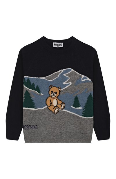 Шерстяной пуловер MOSCHINO, арт. HMW015/LHE80/4-8