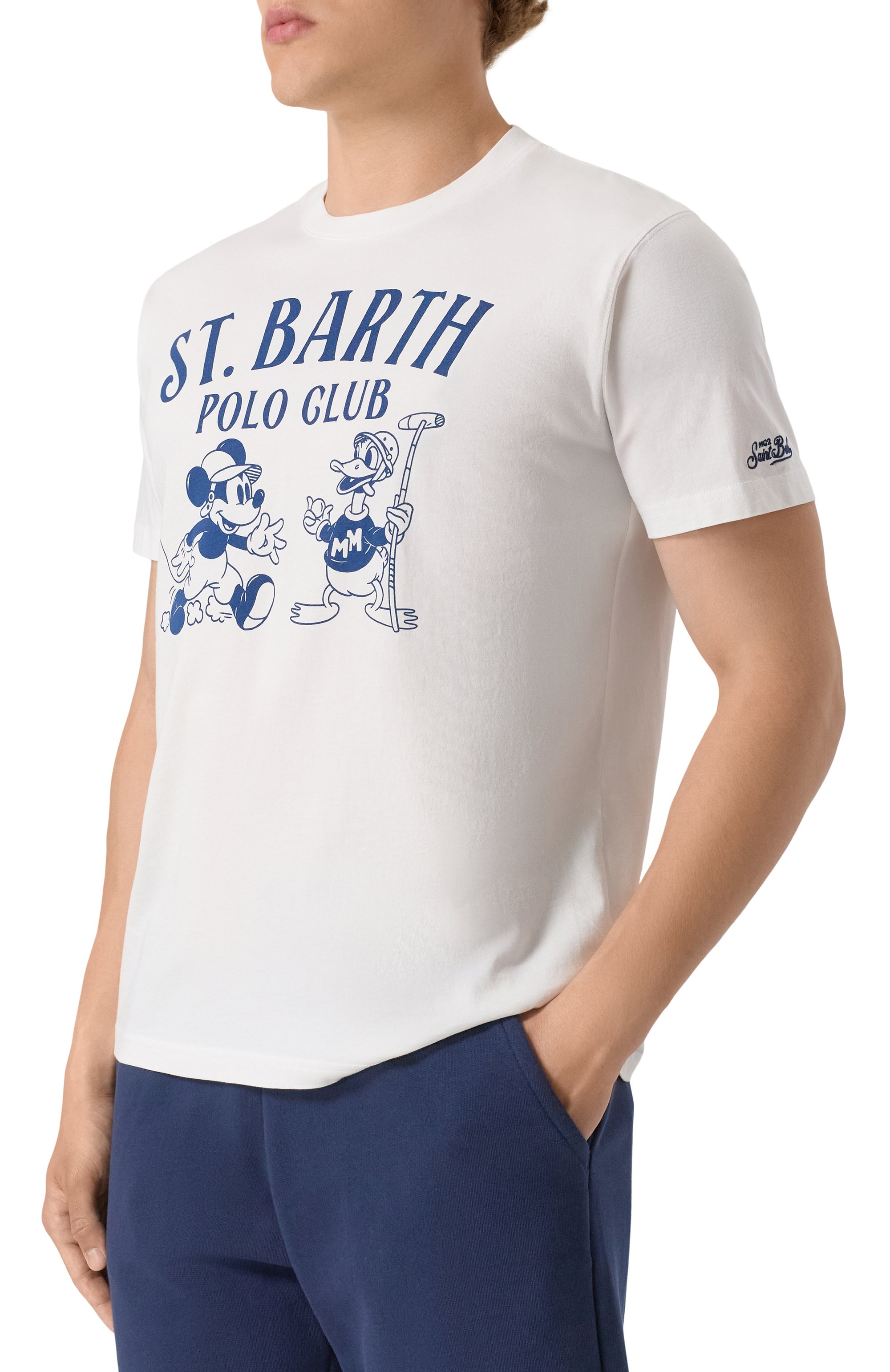 Хлопковая футболка MC2 SAINT BARTH, арт. STBM TSHIRT MAN/02612H, фото 3