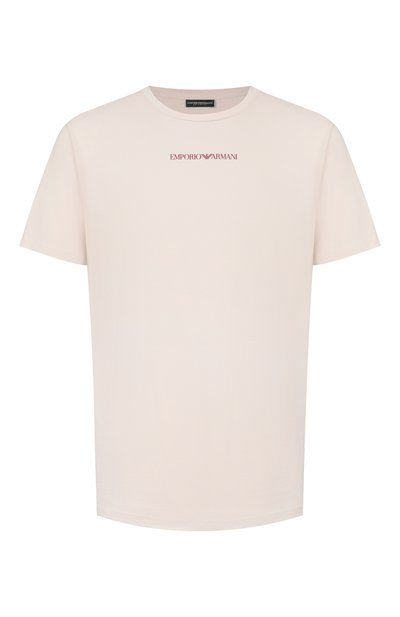 Мужская хлопковая футболка EMPORIO ARMANI, арт. EM000574/AF20435