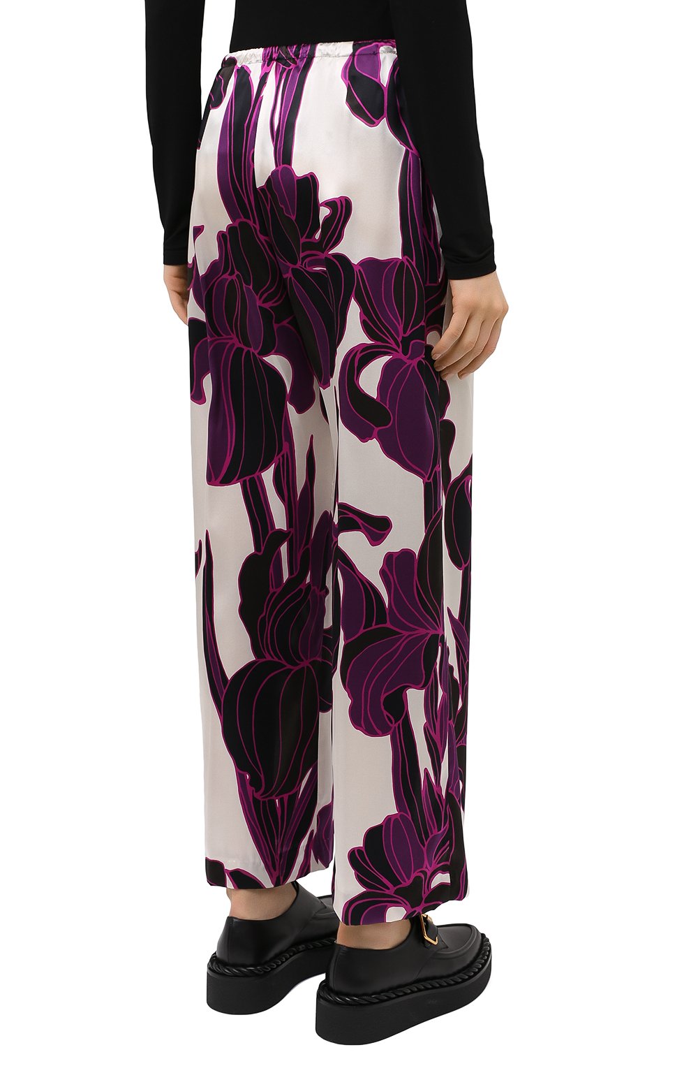 Шелковые брюки DRIES VAN NOTEN, арт. 202-10984-1135, фото 4