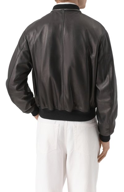 Кожаный бомбер JIL SANDER, арт. J23BN0012-J07173, фото 4