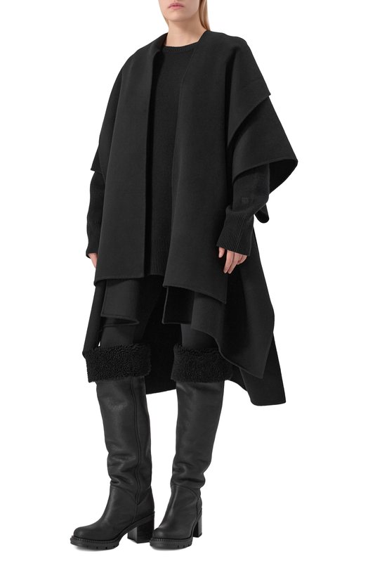 Кожаные сапоги Concept 60 Casadei 1T086A0611/FLYER Чёрный  1T086A0611/FLYER Фото 3