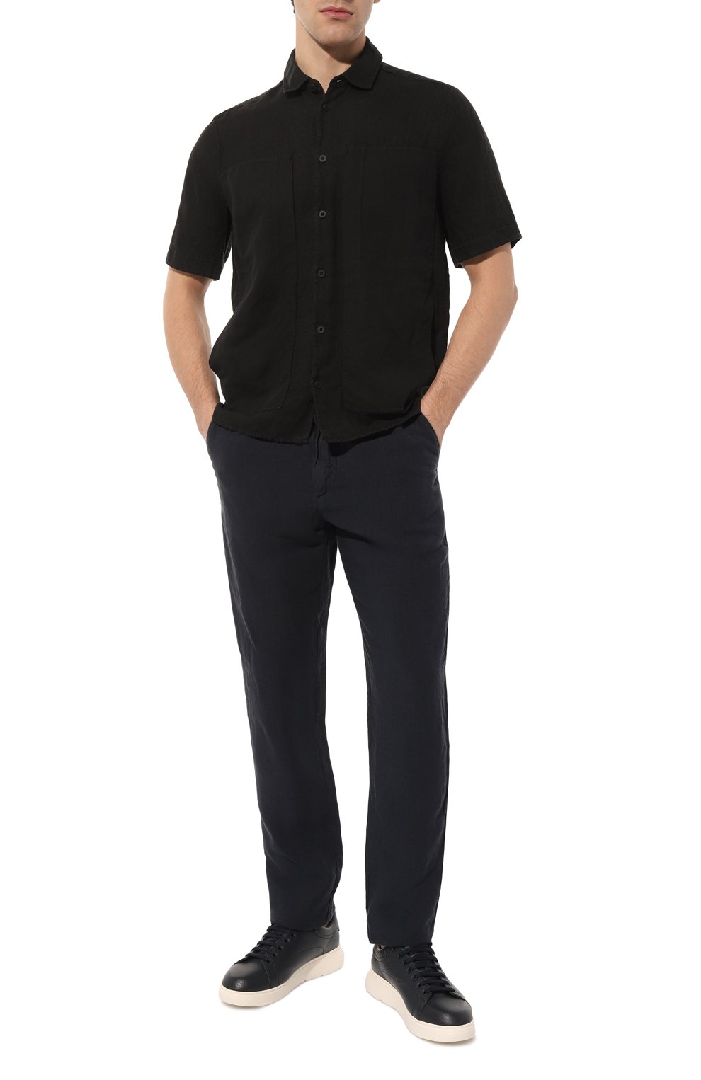 Льняные брюки 120% LINO, арт. 31ALIM299M/0000253/000, фото 2