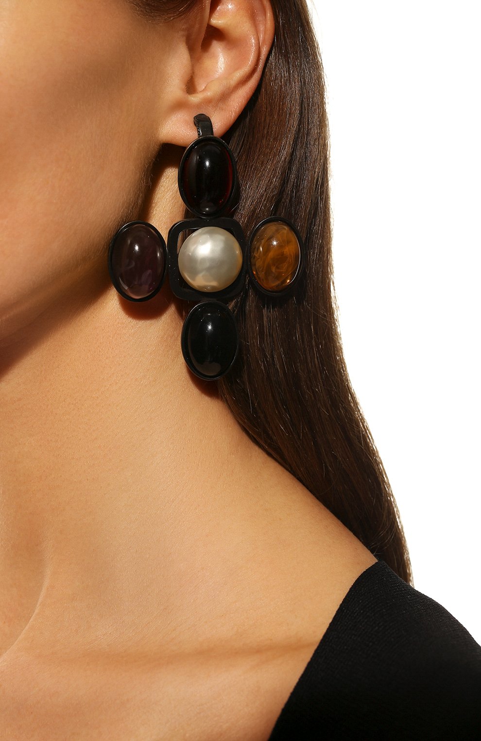 Клипсы SAINT LAURENT, арт. 666425/Y15VR, фото 2