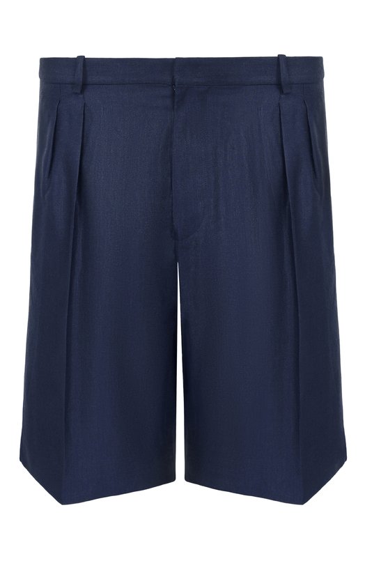 Шорты изо льна и шелка MVST 25E/X1P/0/D011/5546 Синий 25E/X1P/0/D011/5546