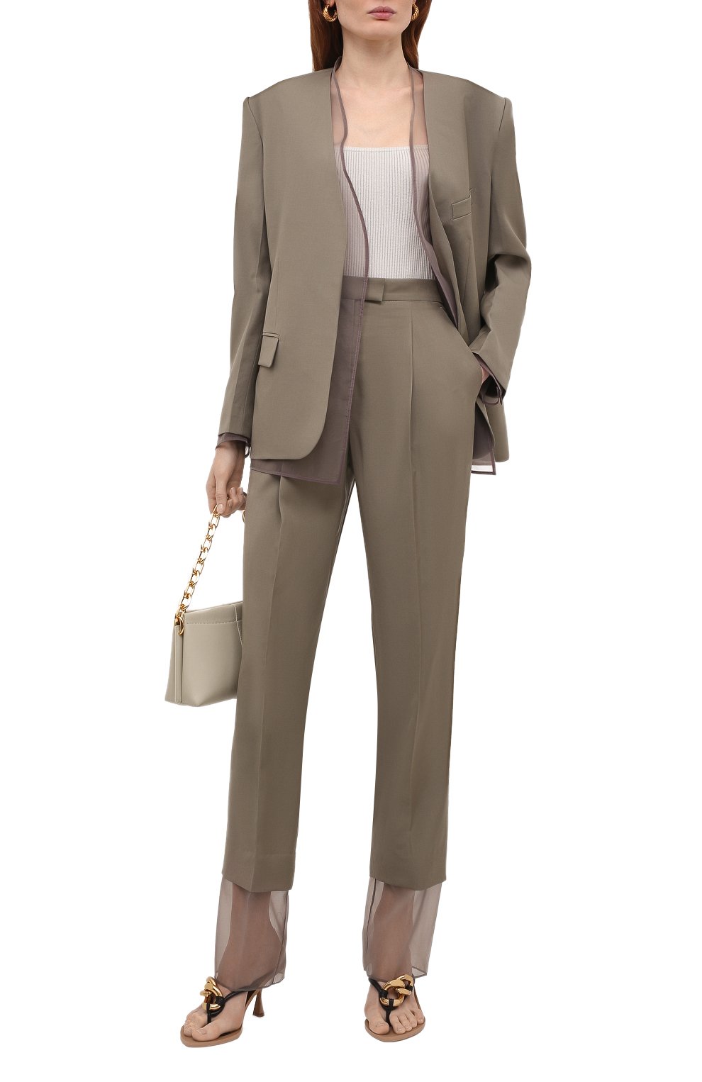 Шерстяные брюки LOW CLASSIC, арт. L0W21SS_TR040L, фото 2