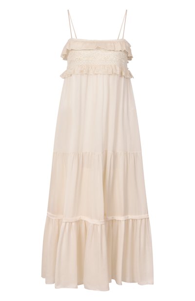 Шелковое платье CHLOÉ, арт. CHC25SR041329, фото 1