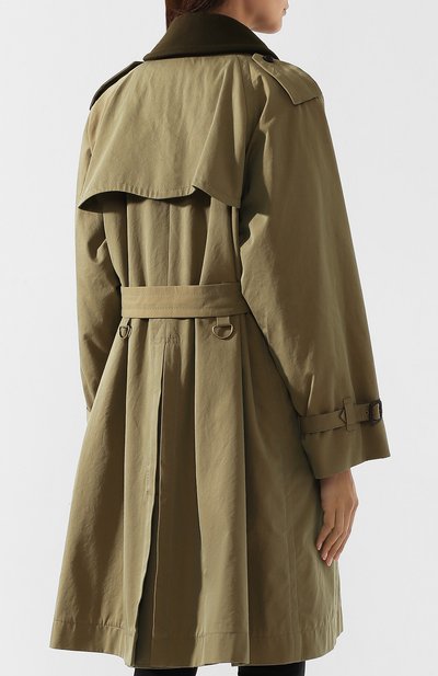 Хлопковый тренч MARC JACOBS (THE) хаки цвета по цене 127500 руб., арт. M4007898, фото 4 Хлопковый тренч MARC JACOBS (THE), арт. M4007898, фото 4