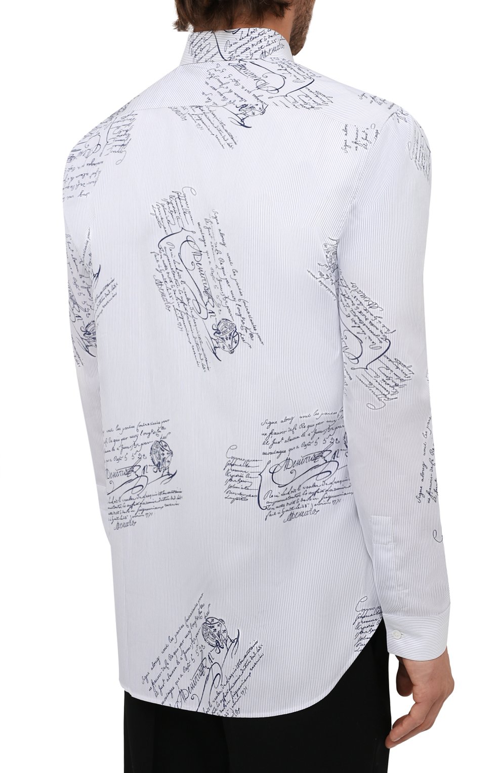 Хлопковая рубашка BERLUTI, арт. R20HTL50-002, фото 4