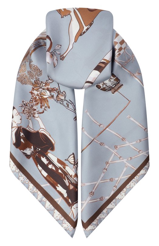 Шелковый платок Dao Radical Chic 713281.07.02 Голубой 713281.07.02