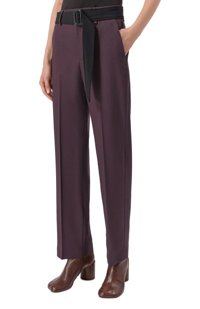 Шерстяные брюки MM6, арт. S62KB0251/M35622, фото 3