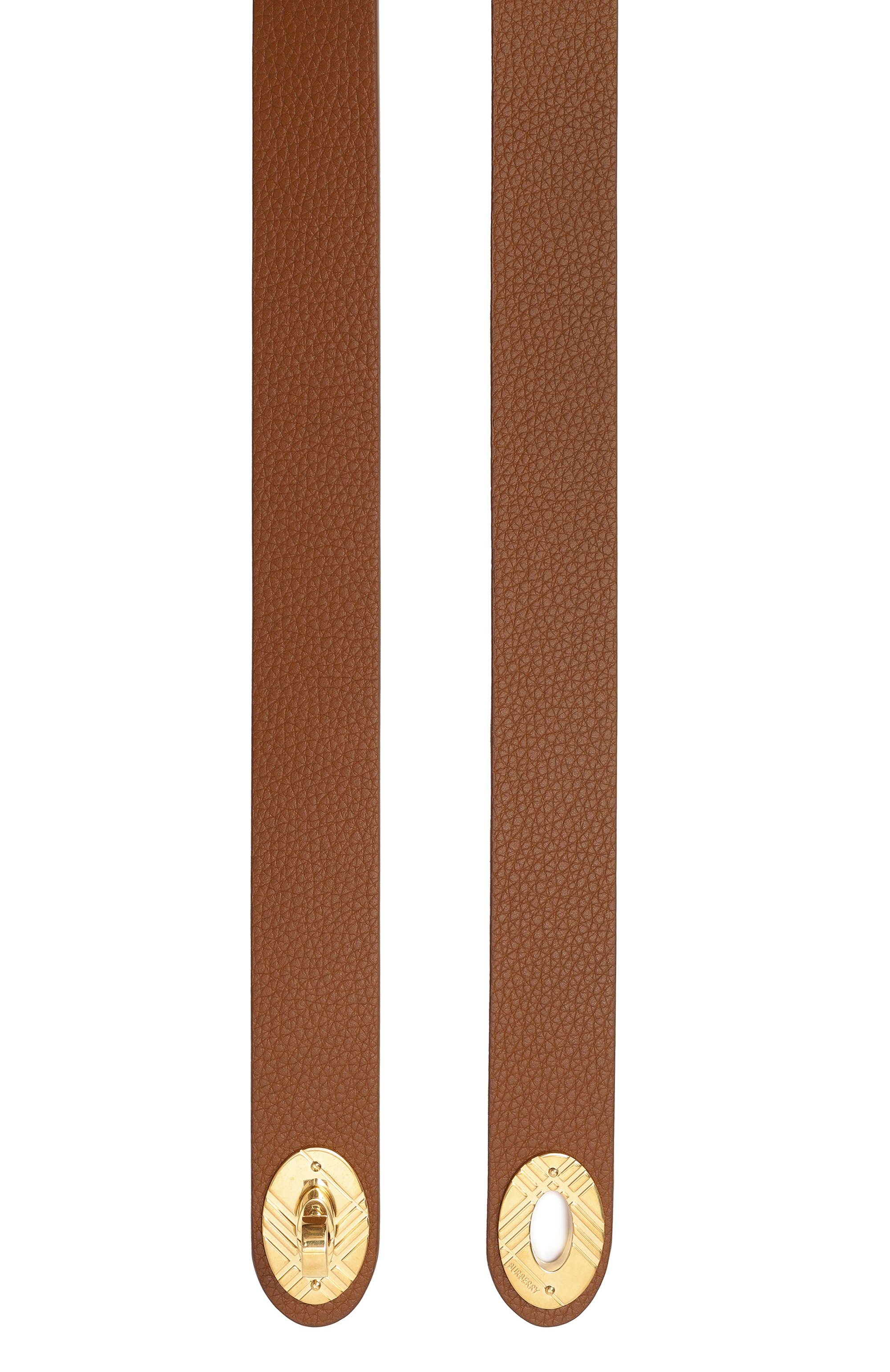 Кожаный ремень BURBERRY коричневого цвета по цене 54700 руб., арт. 8120148, фото 3 Кожаный ремень BURBERRY, арт. 8120148, фото 3