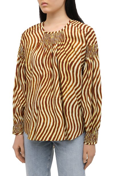 Блузка из хлопка DRIES VAN NOTEN, арт. 211-30777-2009, фото 3