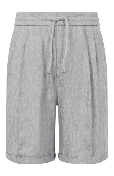 Мужские льняные шорты BRUNELLO CUCINELLI, арт. MH250U0020
