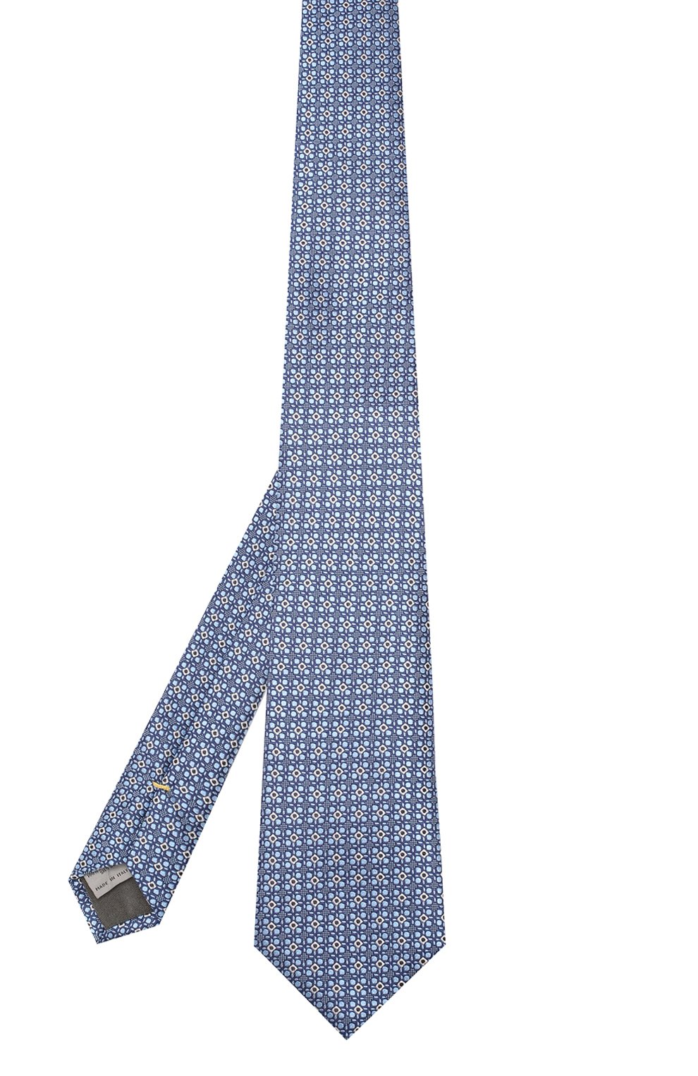 Шелковый галстук CANALI темно-синего цвета по цене 10600 руб., арт. 18/HJ02303, фото 2 Шелковый галстук CANALI, арт. 18/HJ02303, фото 2