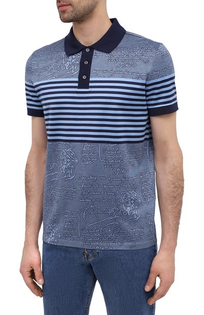 Хлопковое поло BERLUTI, арт. R19JPS44-002, фото 3