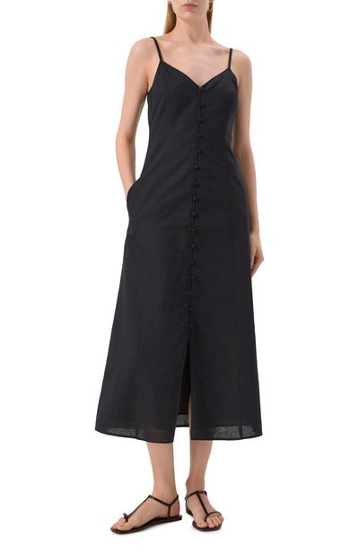 Платье изо льна и хлопка PAIGE, арт. 1D16L17-1086, фото 3