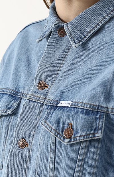 Джинсовая куртка свободного кроя со шнуровкой FORTE DEI MARMI COUTURE, арт. FC1-SS18-105BIS, фото 5