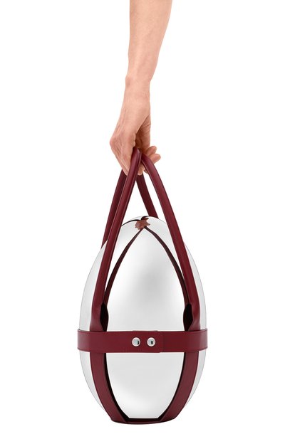 Кожаный держатель для набора mood CHRISTOFLE бордового цвета по цене 63800 руб., арт. 07753299, фото 3 Кожаный держатель для набора mood CHRISTOFLE, арт. 07753299, фото 3