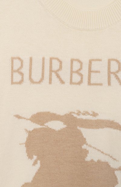 Пуловер из хлопка и шерсти BURBERRY, арт. 8125914, фото 3
