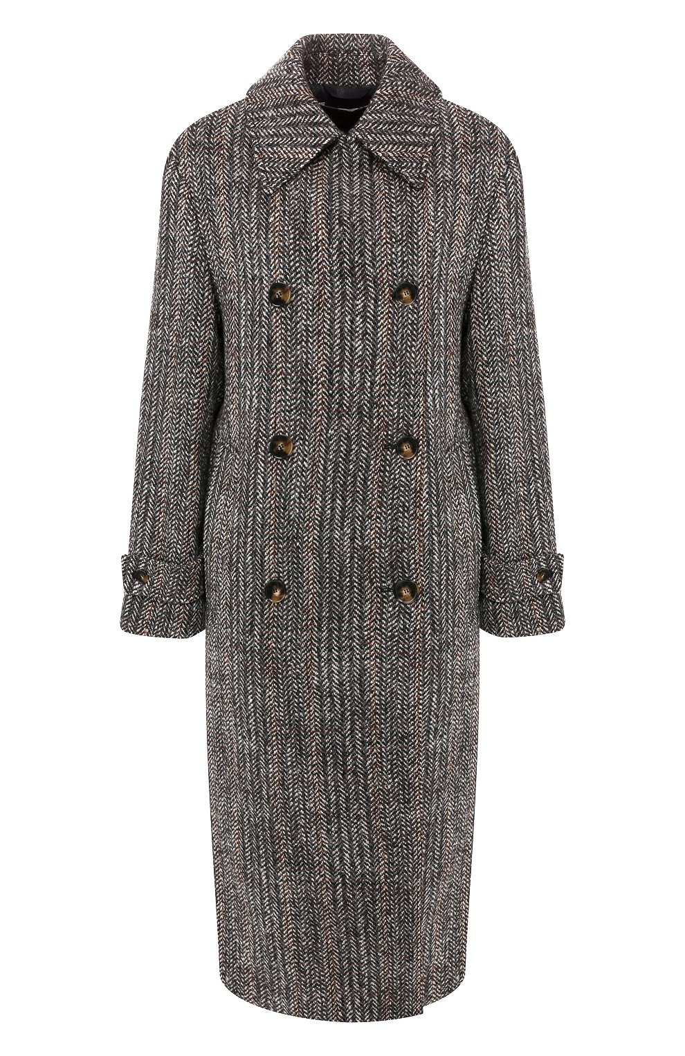 Шерстяное пальто STELLA MCCARTNEY серого цвета по цене 168500 руб., арт. 576861/SNB72, фото 1 Шерстяное пальто STELLA MCCARTNEY, арт. 576861/SNB72, фото 1