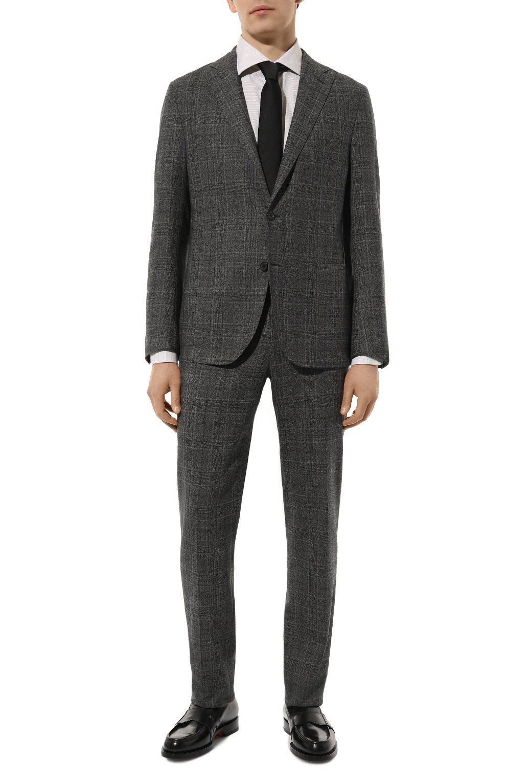 Сорочка из хлопка и льна CANALI, арт. N798/GR03205, фото 2