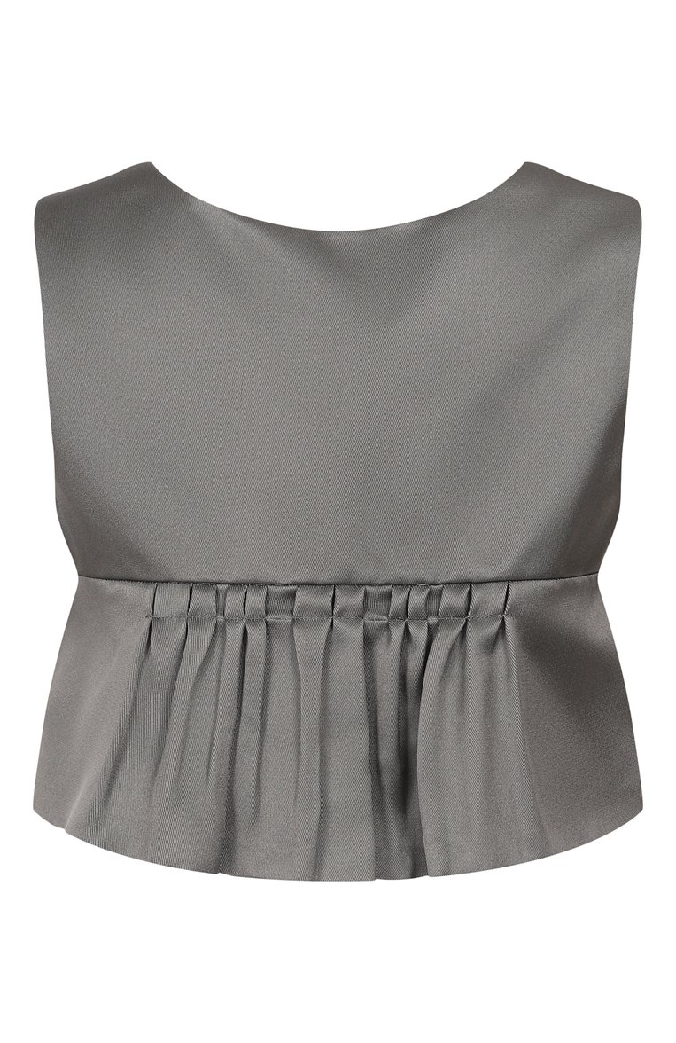 Шелковый топ MIU MIU, арт. MT1539-4P2-F0024, фото 2