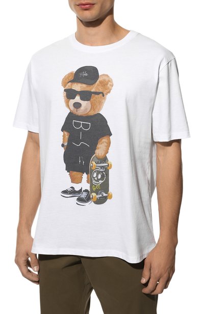 Хлопковая футболка BISIBIGLIO, арт. 0RS0 BLACK/2212 RIF (C0TT0NE PESANTE), фото 3