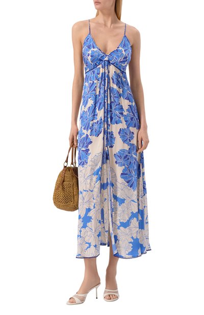 Женское платье из вискозы POUPETTE ST BARTH, арт. WDNS26LVSFNU