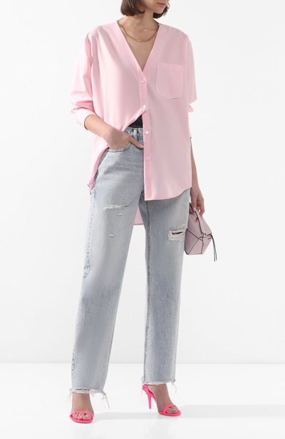 Джинсы ALEXANDERWANG.T синего цвета по цене 34300 руб., арт. 4DC1204572, фото 2 Джинсы ALEXANDERWANG.T, арт. 4DC1204572, фото 2