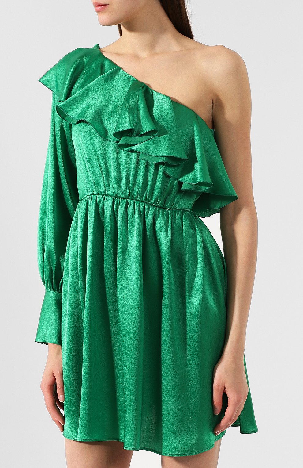 Атласное платье MSGM, арт. 2743MDA04 195704, фото 3