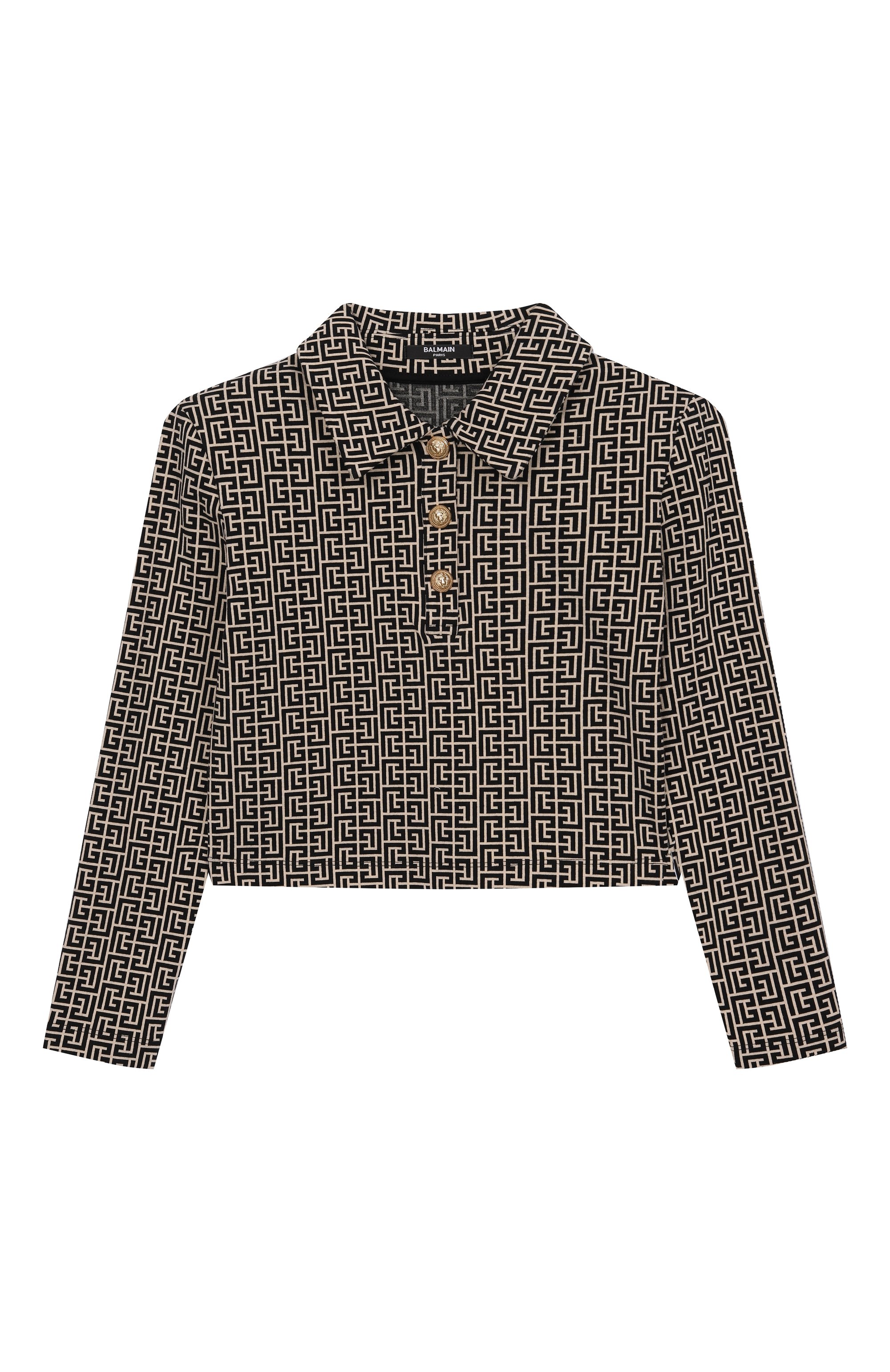 Хлопковое поло BALMAIN, арт. BX8B10, фото 1