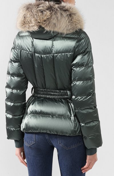 Пуховая куртка с поясом и капюшоном NAUMI, арт. 18 W 820 02 33, фото 4