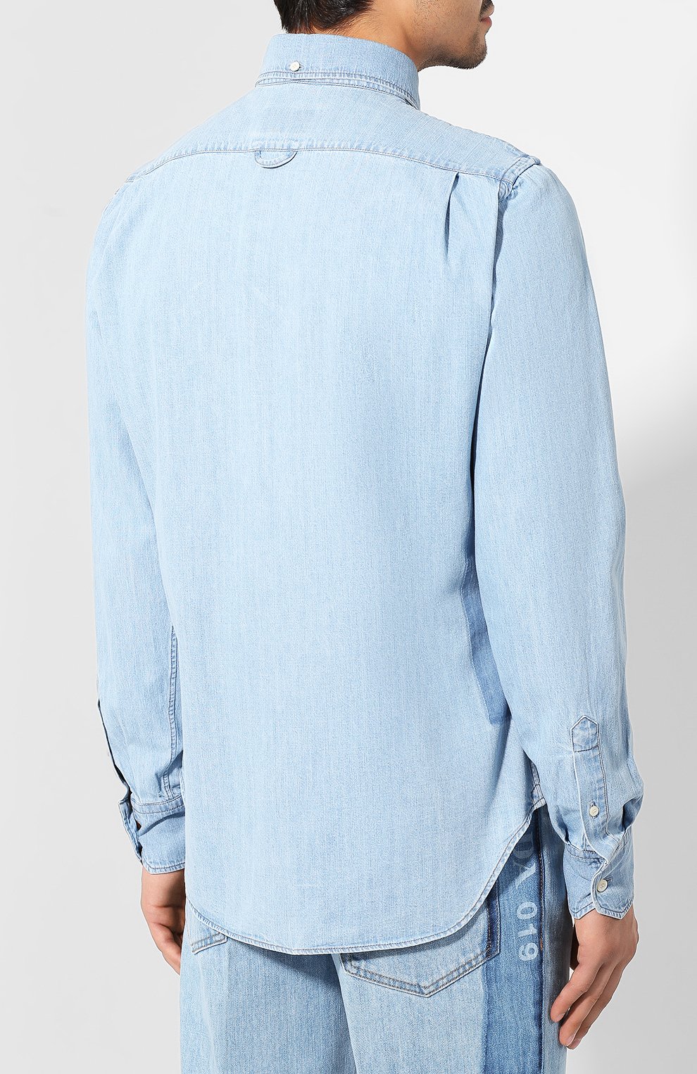 Джинсовая рубашка PRADA, арт. GEC045-1TPU-F0BAU, фото 4